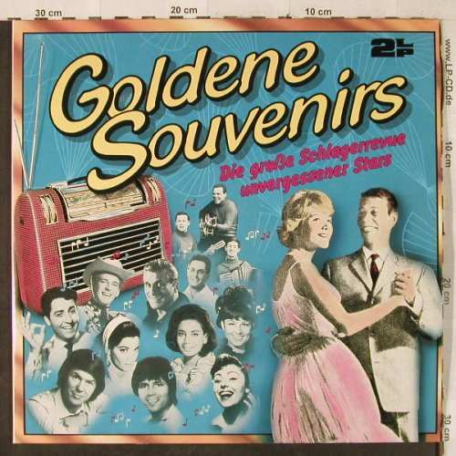 V.A.Golden Souvenirs: Die große Schlagerrevue unvergStars, S*R(40 361 8), D, Foc, 1978 - 2LP - H3970 - 7,50 Euro