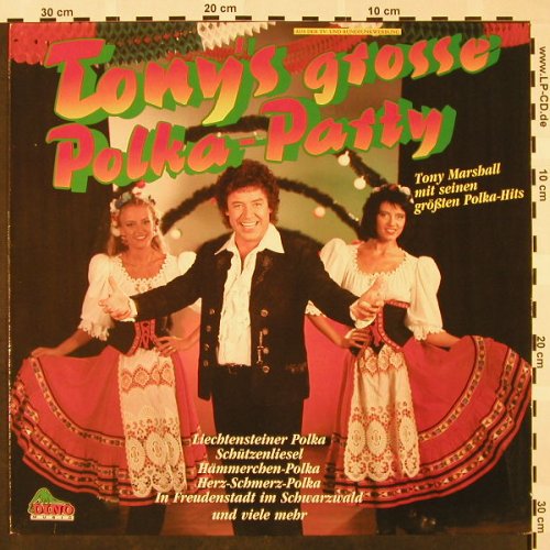 Marshall,Tony: Tony's grosse Polka-Party, Dino(1231), D, 1986 - LP - H4008 - 5,50 Euro