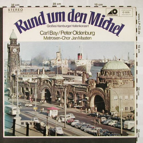 V.A.Rund um den Michel: Carl Bay,P.Oldenburg,Chor JanMaaten, Standard(O 1205), D, 1968 - LP - H4161 - 6,00 Euro