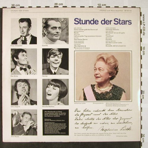 V.A.Stunde der Stars: Udo Jürgens...Camillo, Ariola(80 100 XU), D,  - LP - H4166 - 4,00 Euro