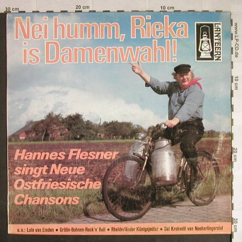 Flesner,Hannes: Nei humm,Rieka is Damenwahl!,lööpt, Lateern(30-1002), D,vg+/m-,  - LP - H443 - 5,00 Euro