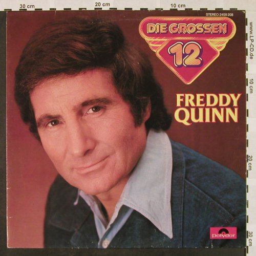 Quinn,Freddy: Die Grossen 12, Polydor(2459 208), D,  - LP - H4442 - 5,50 Euro