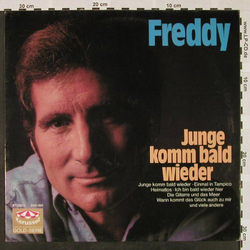 Quinn,Freddy: Junge komm bald wieder, Karussell(2415 066), D, 1970 - LP - H4445 - 7,50 Euro