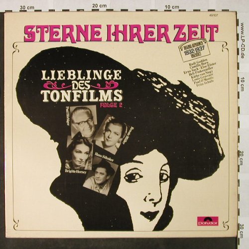 V.A.Sterne Ihrer Zeit: Lieblinge des Tonfilms 1932-37, Polydor(49 107), D, Folge 2, 1966 - LP - H4573 - 9,00 Euro