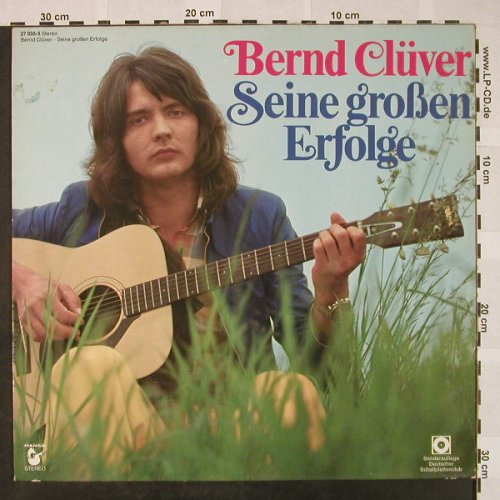 Clüver,Bernd: Seine Großen Erfolge,Club-Ed., Hansa(27 035-5), D,  - LP - H4660 - 5,00 Euro