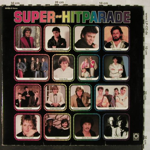 V.A.Super-Hitparade: Nino de Angelo...Stefanie Werger, Sonocord(28 569-2), D, Foc, 1984 - 2LP - H5026 - 5,00 Euro