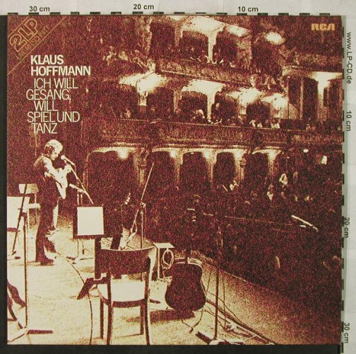Hoffmann,Klaus: Ich will Gesang,will Spiel+Tanz,Foc, RCA Extra(PL 28314), D, 1977 - 2LP - H5042 - 9,00 Euro
