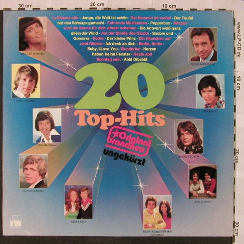 V.A.20 Top-Hits Original Ungek.: Mirelle Mathieu..Wum's Gesang, Hansa(87 520 GT), D,  - LP - H5105 - 4,00 Euro