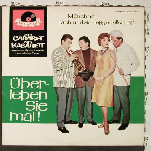 Münchner Lach-u.Schießgesellschaft: Überleben Sie mal!, vg+/vg+, Polydor(SLPHM 237 087), D, 1962 - LP - H5281 - 6,00 Euro