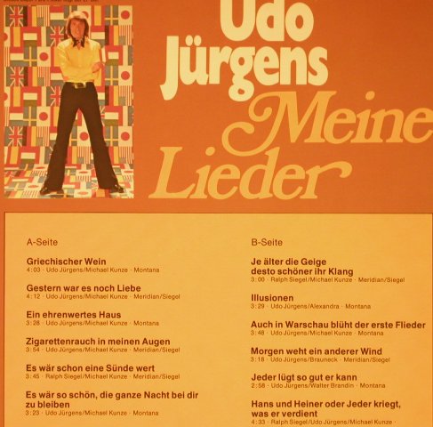 Jürgens,Udo: Meine Lieder, +Poster, Ariola(88 399 IT), D,  - LP - H5363 - 6,00 Euro
