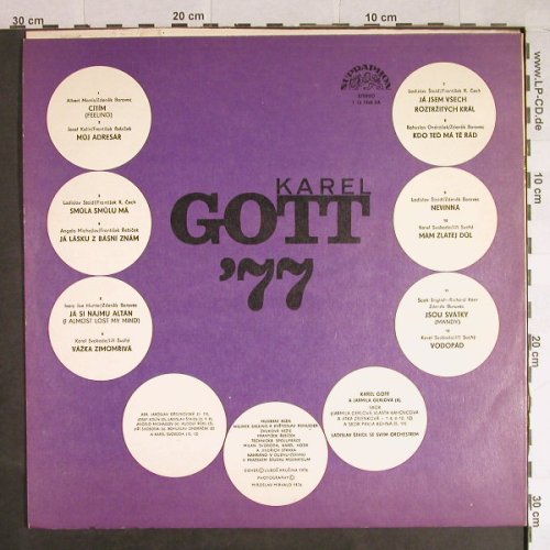 Gott,Karel: '77 (lila), Supraphon(1 13 1908 ZA), CSSR, 1976 - LP - H584 - 7,50 Euro