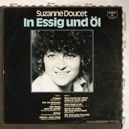 Doucet,Suzanne: In Essig und Öl, Warenprobe, Prom(6.22171 AS), D, 1975 - LP - H6062 - 7,50 Euro