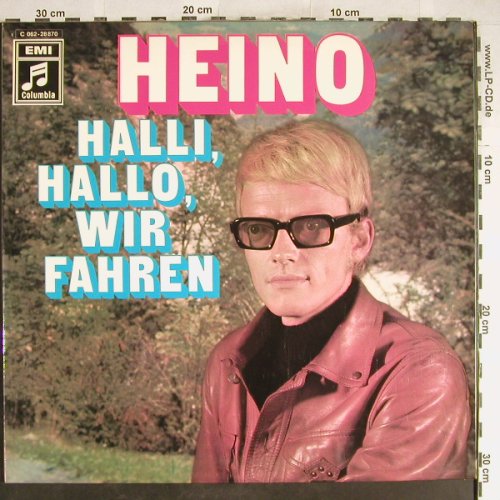 Heino: Halli,Hallo Wir Fahren, Foc, EMI Columbia(C 062-28870), D,vg+/m-,  - LP - H6545 - 4,00 Euro