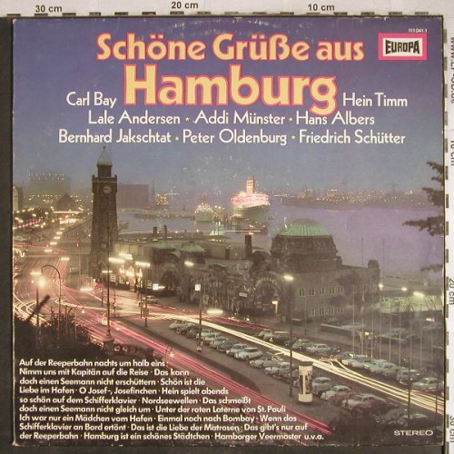 V.A.Schöne Grüsse aus Hamburg: Bernhard Kakschtat...Carl Bay, Europa(111 041.1), D, 28 Tr., 1973 - LP - H7814 - 5,00 Euro