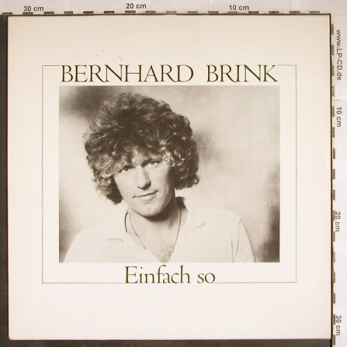 Brink,Bernhard: Einfach So, Alladin(25 074), NL, 1982 - LP - H8105 - 4,00 Euro