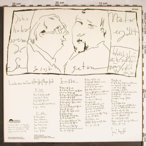 Degenhardt,Franz-Josef: Der Senator erzählt, Polydor Kabarett(237 834), D, 1968 - LP - H8154 - 9,00 Euro