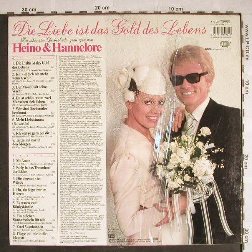Heino & Hannelore: Die Liebe Ist Das Gold Des Lebens, EMI(14 6996 1), EEC,FS-New, 1984 - LP - H8325 - 9,00 Euro