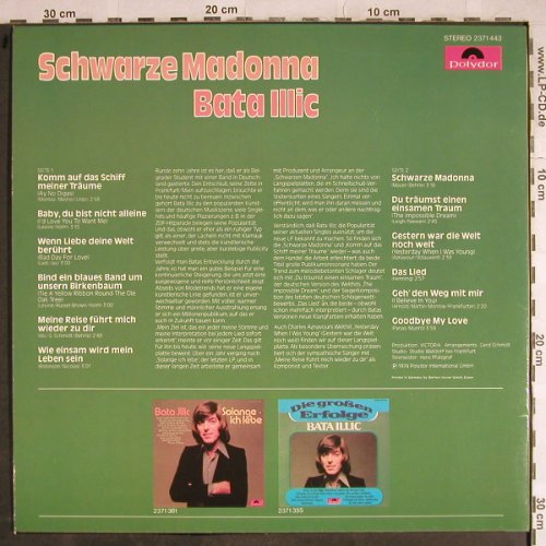 Illic,Bata: Schwarze Madonna, Polydor(2371 443), D, 1974 - LP - H8409 - 6,00 Euro