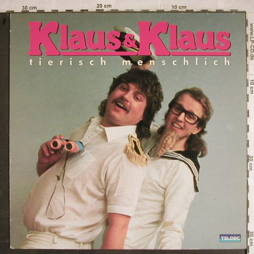 Klaus & Klaus: Tierisch Menschlich, Teldec(6.26077 AS), D, 1985 - LP - H8496 - 5,50 Euro