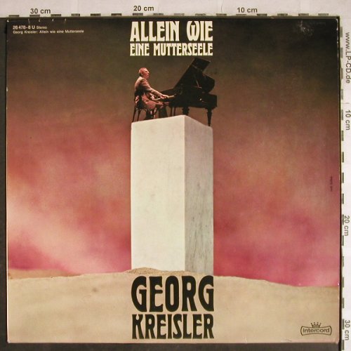 Kreisler,Georg: Allein wie eine Mutterseele, Intercord(26478-8), D, 1974 - LP - H8511 - 15,00 Euro