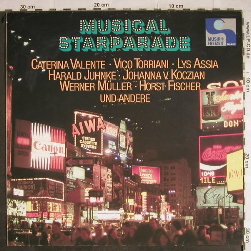 V.A.Musical Starparade: C.Valente,W.Müller,Horst Fischer..., Teldec(Musik+Freizeit)(6.25816 AF), D, 1984 - LP - H8524 - 5,00 Euro
