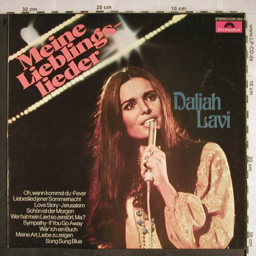 Lavi,Daliah: Meine Lieblingslieder, Polydor(2310 298), D, 1970 - LP - H8533 - 5,00 Euro