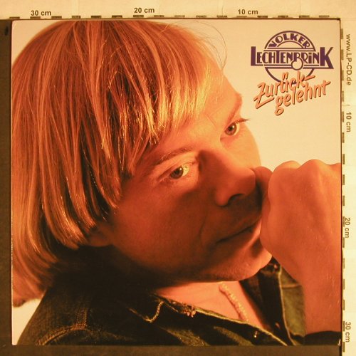 Lechtenbrink,Volker: Zurück Gelehnt, Polydor(823 667), D, 1984 - LP - H8586 - 5,00 Euro