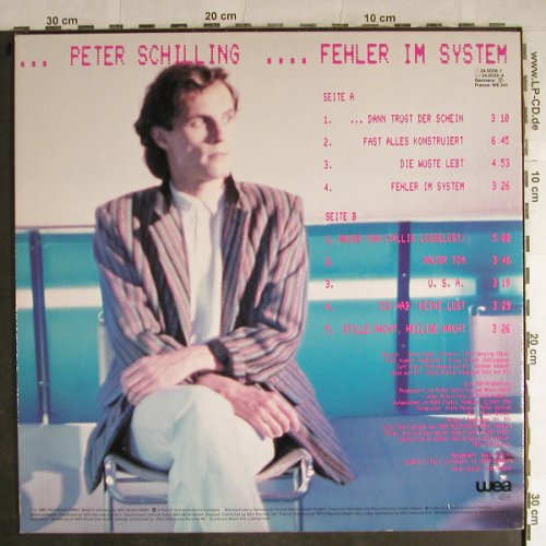 Schilling,Peter: Fehler im System, WEA(24.0026-1), D, 1982 - LP - H8732 - 5,00 Euro
