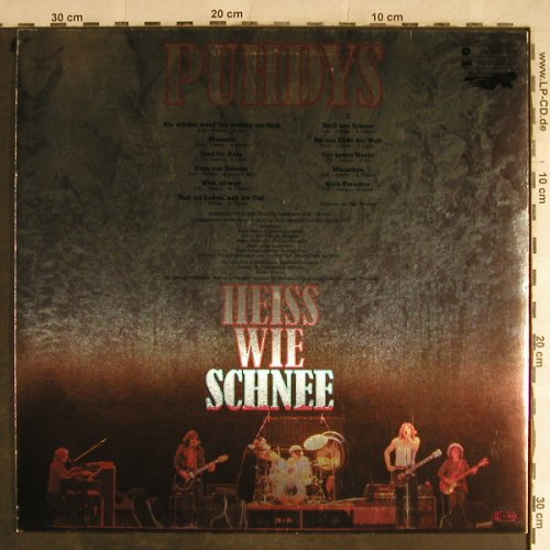 Puhdys: Heiss wie Schnee + Poster, Rocktopus(202 816-320), D, 1980 - LP - H8910 - 7,50 Euro