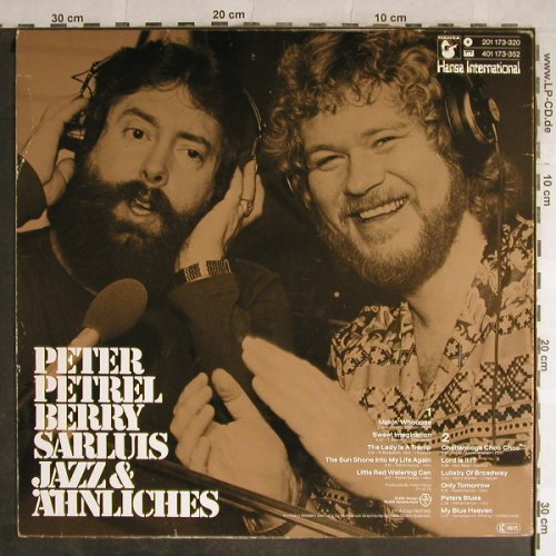 Petrel,Peter / Berry Sarlus: Jazz & Ähnliches, m-/vg+, Hansa(201 173-320), D, 1979 - LP - H8917 - 6,00 Euro