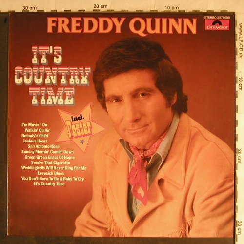 Quinn,Freddy: It's County Time + Poster, Polydor(2371 698), D, 1976 - LP - H8947 - 7,50 Euro