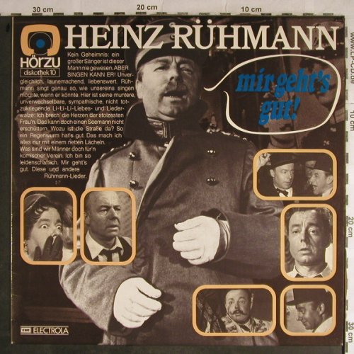 Rühmann,Heinz: Mir Geht's Gut, HörZu Emi(HZEL 714 M), D, 1973 - LP - H8950 - 5,00 Euro