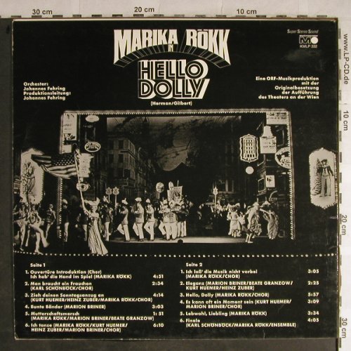Rökk,Marika: Hello Dolly,MusicalQuers.,J.Fehring, Metronome(KMLP332), D, 1970 - LP - H8960 - 5,00 Euro