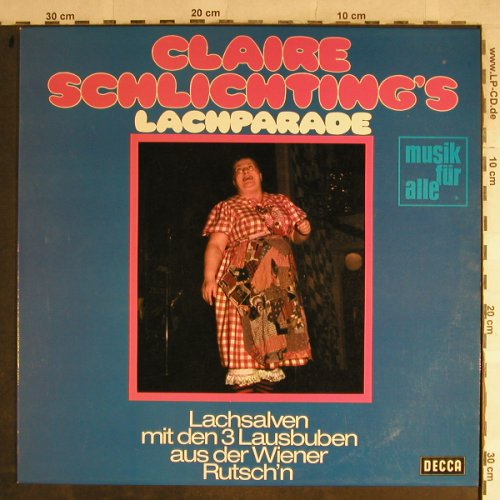 Schlichting,Claire: Lachparade, Decca(ND 621), D, 1971 - LP - H9002 - 3,00 Euro