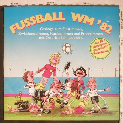 V.A.Fussball WM'82: Gesänge zum Einstimmen,..., vg+/vg+, Danny' Pan(T 70004), D,  - LP - H9146 - 4,00 Euro