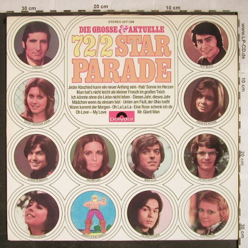 V.A.Die große & Aktuelle: Starparade 72/2, m-/vg+, Polydor(2371 256), D, 1972 - LP - H9155 - 3,00 Euro