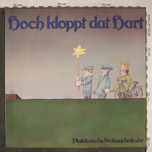 V.A.Hoch kloppt dat Hart: Plattdeutsche Weihnachtslider, Maske Musik(MMG 64 00 33), D, 1986 - LP - H9163 - 6,00 Euro