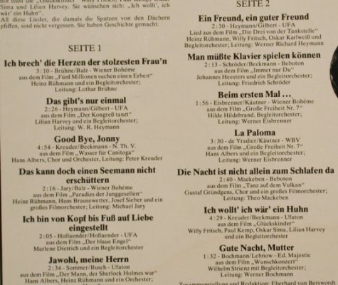 V.A.Die großenFilmerfolge v.Gestern: Heinz Rühmann...Wilhelm Strienz, Ariola(89 071 ZT), D, 13 Tr., 1975 - LP - H9168 - 4,00 Euro