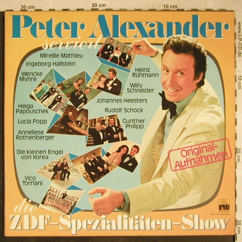 V.A.Peter Alexander serviert die: ZDF-Spezialitäten Show,Foc, Ariola(66 472 2), D, DSC, 1977 - 2LP - H9207 - 4,00 Euro