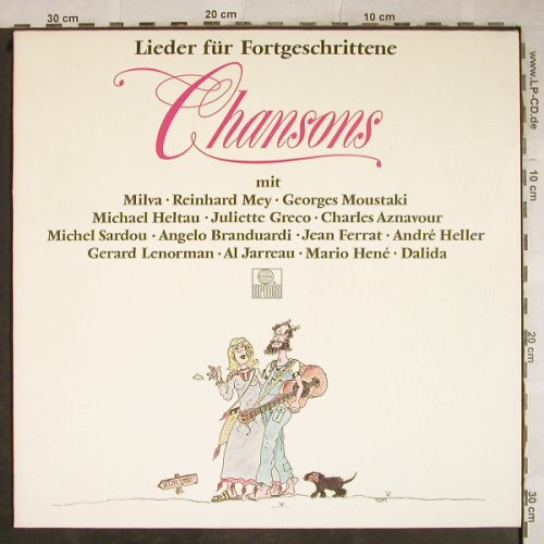 V.A.Lieder für Fortgeschrittene: Chansons-Orch.R.Opratko,Milva..., Ariola(200 989-365), D, 1979 - LP - H9235 - 5,00 Euro
