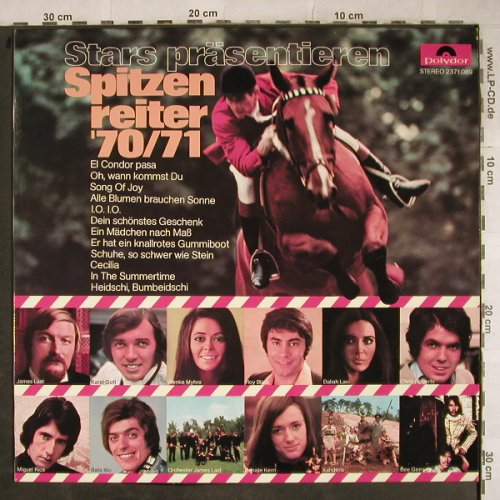 V.A.Spitzenreiter '70/71: James Last ...Karel Gott, 12 Tr., Polydor(2371 089), D, 1970 - LP - H9237 - 4,00 Euro