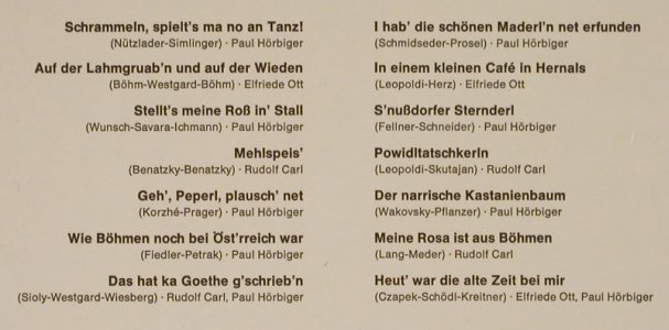 V.A.Heut' war die alte Zeit: mit Paul Hörbiger,Elfriede Ott..., Polydor(249 004), D, m--/m-, 1966 - LP - H9306 - 5,00 Euro