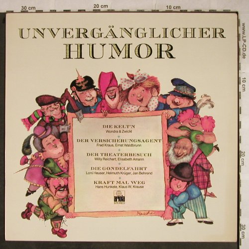 V.A.Unvergänglicher Humor Folge 2: Wondra & Zwickl..Hans Hunkle/Krause, Ariola(89 194 ZU), D, 1975 - LP - H9341 - 7,50 Euro
