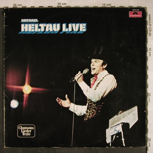 Heltau,Michael: Live, Chansons Lieder Texte, Foc, Polydor, stoc(2679 041), A, m-/vg+, 1976 - 2LP - H9344 - 7,50 Euro