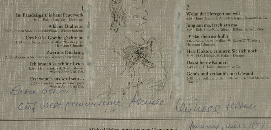 Heltau,Michael: Geht's und verkauft's mei G'wand, Ariola, m-/vg+(205 389-365), D, sign., 1983 - LP - H9346 - 5,00 Euro