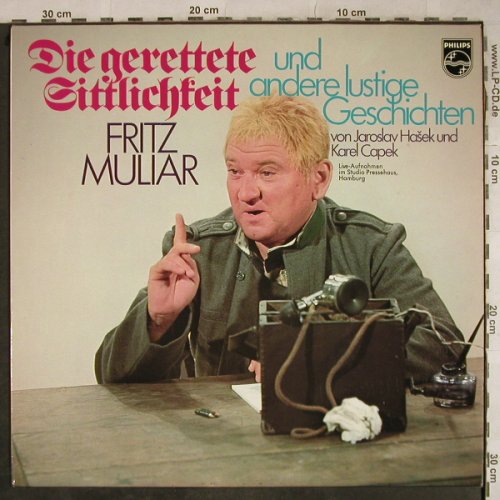 Muliar,Fritz: Die gerettete Sittlichkeit, Live HH, Philips(6305 135), D, stoc,  - LP - H9351 - 12,50 Euro