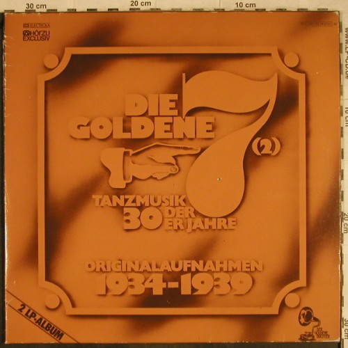 Goldene Sieben, die: Tanzmusik der 30er Jahre 2,Foc,stoc, HörZu / Odeon(134-32 749/50 M), D,m-/vg+,  - 2LP - H9479 - 12,50 Euro