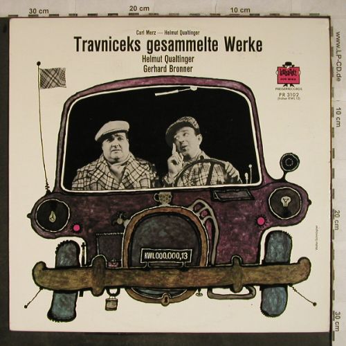 Qualtinger,Helmut & Gerhard Bronner: Travniceks gesammelte Werke, woc, Preiser Records(PR 3102), A,vg+/m-,  - LP - H9515 - 6,00 Euro