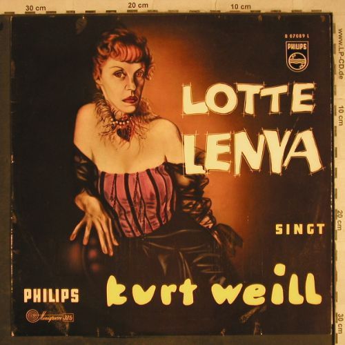 Lenya,Lotte: singt Kurt Weill, Philips Minigroove(B 07089 L), D,  - LP - H9534 - 6,00 Euro