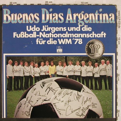 Jürgens,Udo & WM'78 Mannschaft: Buenos Dias Argentina, Ariola(25 888 XT), D, co, 1978 - LP - H9692 - 5,00 Euro